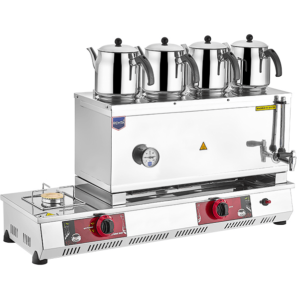 Remta 85 Model 4 Demlikli Gazlı (CE) + Elektrikli Çay Ocağı 43 lt - N14E