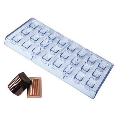 Epinox Polikarbon Çikolata Kalıbı Dikdörtgen 27.5x13.5 cm (DDP-18)