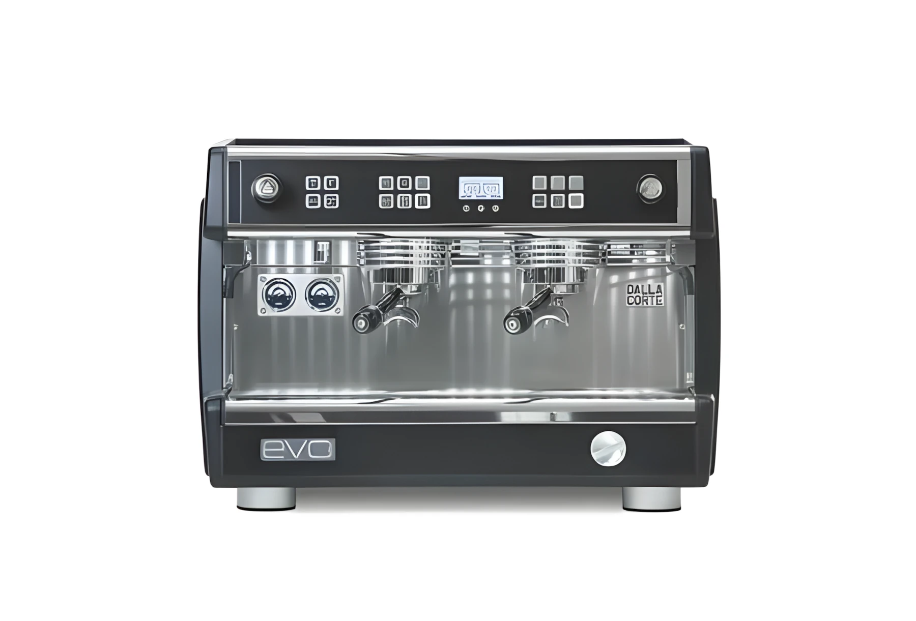 Dalla Corte EVO 2 Espresso Kahve Makinesi, 2 Gruplu Siyah, EVO2-H-2-N