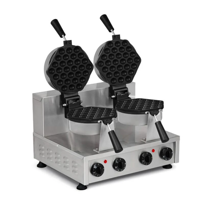 Omake Balls Çiftli Waffle Makinesi, Elektrikli, Dönerli, Zamanlayıcılı Omk.WFL12.E22.0301.Z5F