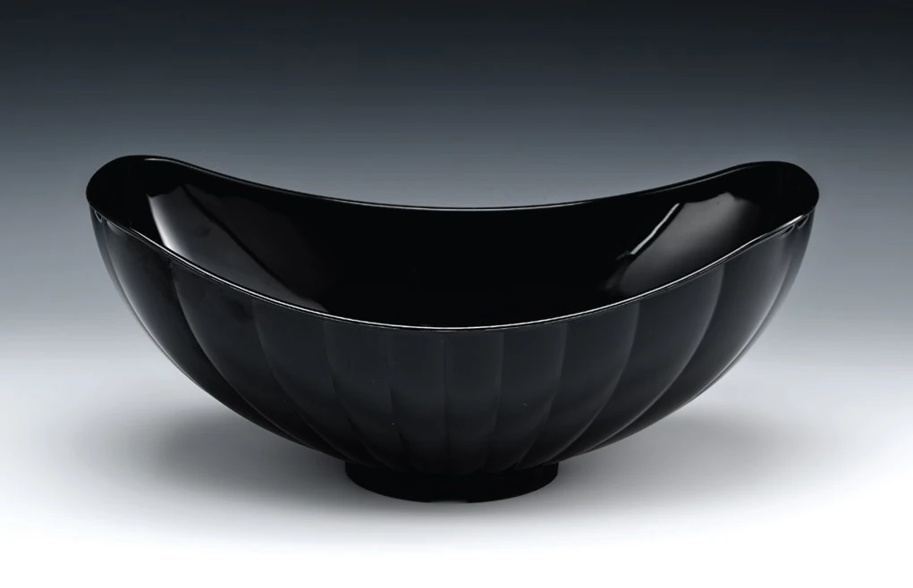 Zicco Polikarbon Teşhir Kase 42.5x25.5 cm Siyah ZCP 472-3