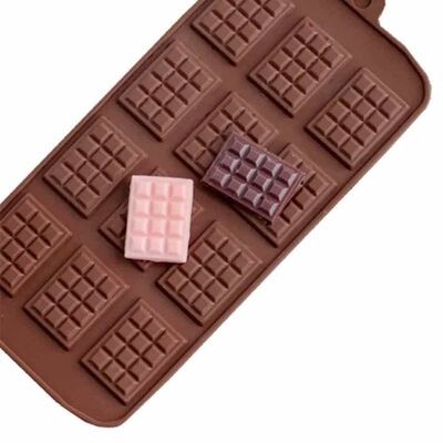 Epinox Çikolata Kalıbı - Silikon - Mini Tablet (MNT-12)