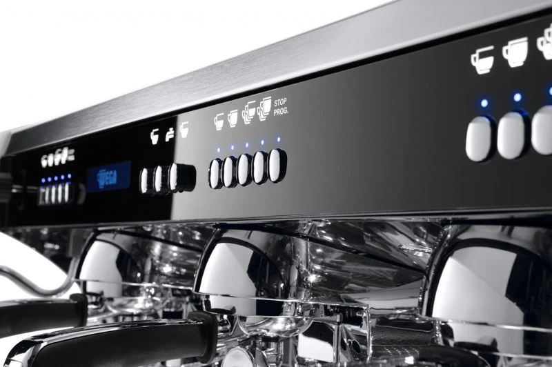 Wega Polarıs EVD2 Otomatik Espresso Kahve Makinesi, 2 Gruplu Siyah