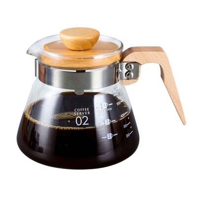 Epinox Kahve Sürahisi Ahşap Sap - 600 ml (VCWN-60)