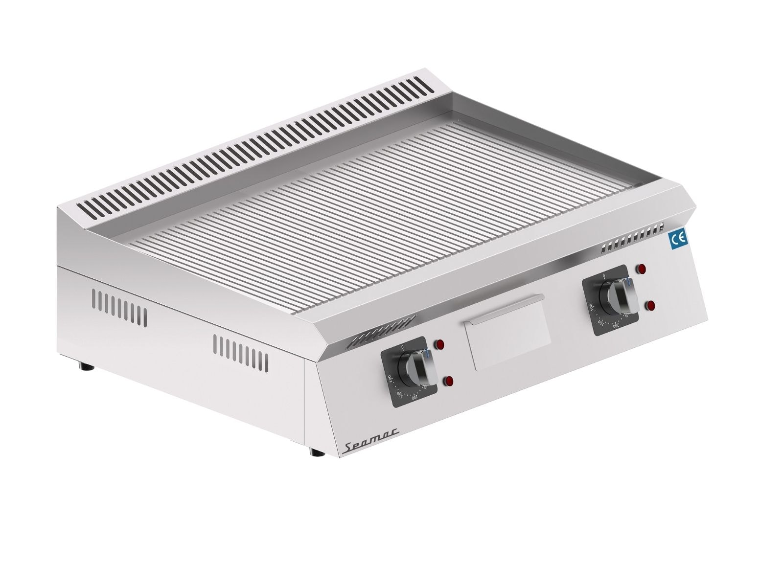 Seamac 70 cm Tam Oluklu Pleyt Izgara Yağ Çekmeceli Özel Seri Elektrikli EPD70 TO