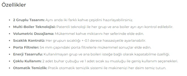 Dalla Corte Icon Espresso Kahve Makinesi, 2 Gruplu Siyah, ICON-2-DB