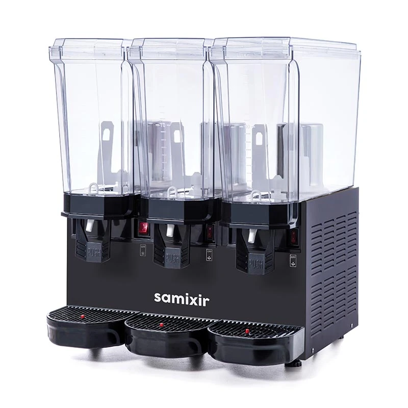 Samixir Triple Klasik Karıştırıcılı Soğuk İçecek Dispenseri, 20+20+20 L, Sarı, 60.MMMY, 60MMMB, 60.MMMI 