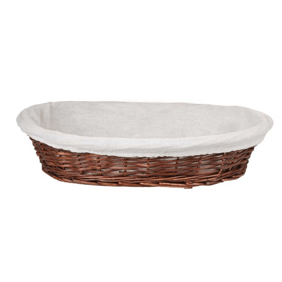 Epinox Hasır Oval Açık Büfe Sepeti 55 cm 55 cm (ESO-55R)