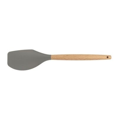 Epinox Silikon Sıyırma Spatulası Ahşap Sap 31,5 cm (ASH-13)