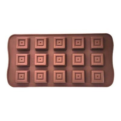 Epinox Çikolata Kalıbı - Silikon - Kare (KRS-20)