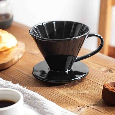 Epinox Seramik Demleme-Siyah V60 Dripper 200 ml (FSS-2)