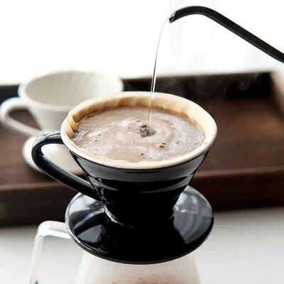 Epinox Seramik Demleme-Siyah V60 Dripper 200 ml (FSS-2)