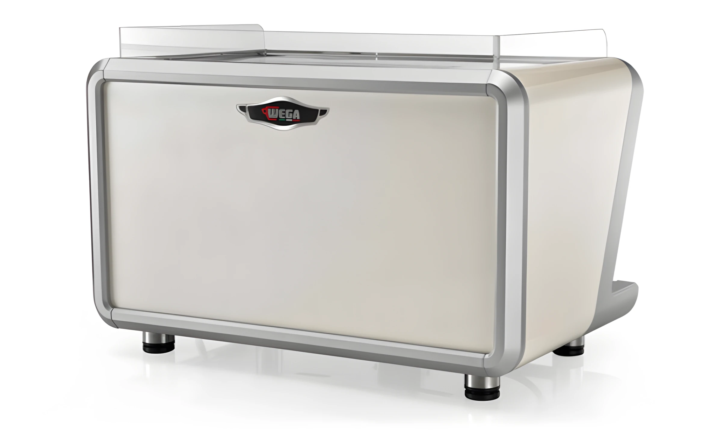 WEGA IO EVD2 Otomatik Espresso Kahve Makinesi, 2 Gruplu Krem rengi