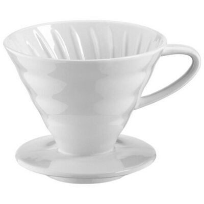 Epinox Seramik Demleme-Beyaz V60 Dripper 200 ml (FSB-2)