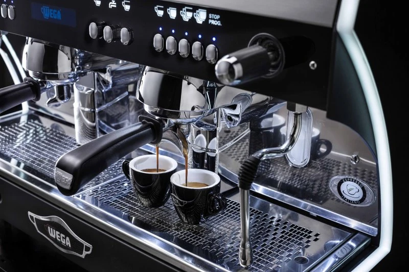 Wega Polarıs EVD2 Otomatik Espresso Kahve Makinesi, 2 Gruplu Siyah