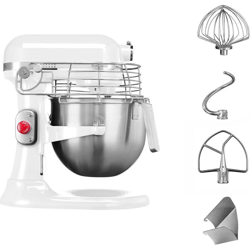 KitchenAid Profesyonel Stand Mikser, 6.9 L, Beyaz 5KSM7990XEWH