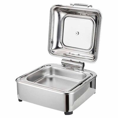 Epinox Chafing Dish Hidrolik Kapak 6 lt 2/3 Gömme (CDH-6G)