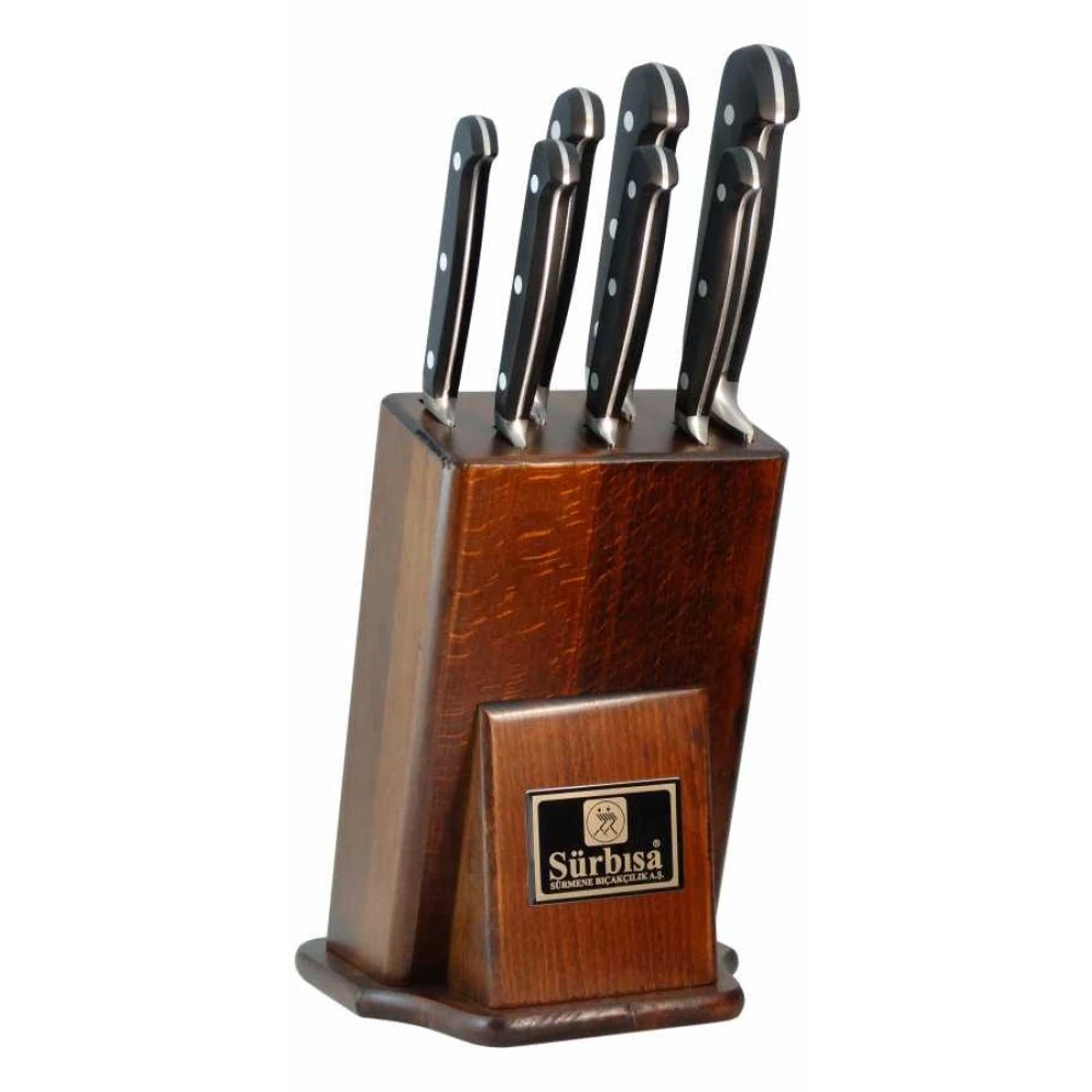 Sürmene Sürbisa 61509 Sıcak Dövme Şef Bıçakları Seti (7' li set)