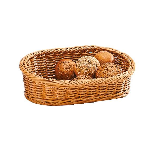 Zicco Eğimli Oval Plastik Sepet (Koyu ) 30x45x14x8 Cm B-OT-5224-22B 