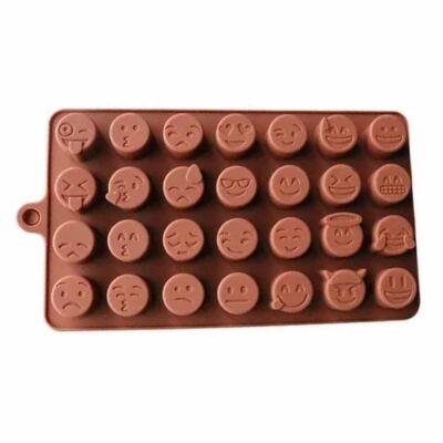 Epinox Çikolata Kalıbı - Silikon - Karışık Emoji (SCK-43)