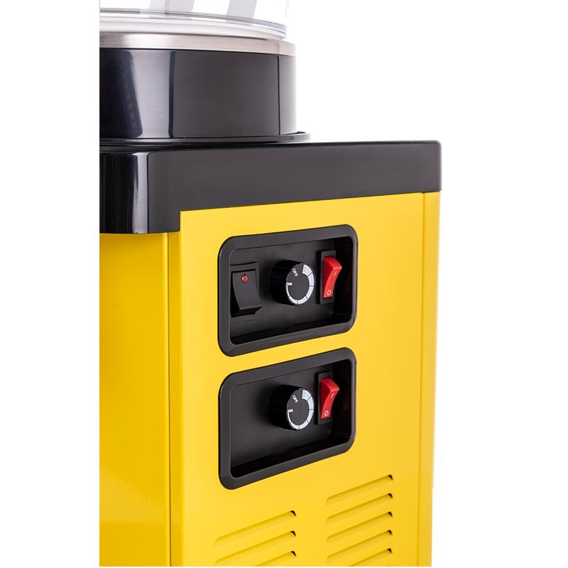 Samixir MM20 Panaromik Twin Soğuk İçecek Dispenseri, 10 L+10 L, Sarı