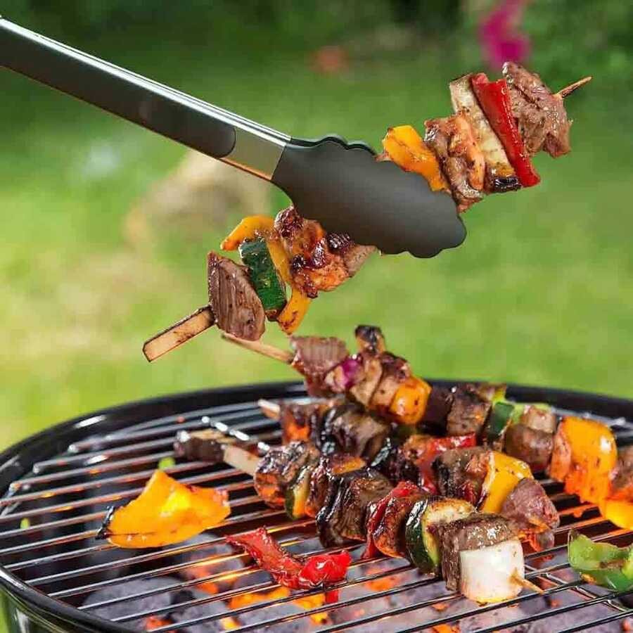 Epinox Barbekü Maşası Silikon 25 cm Siyah (BMS-25)
