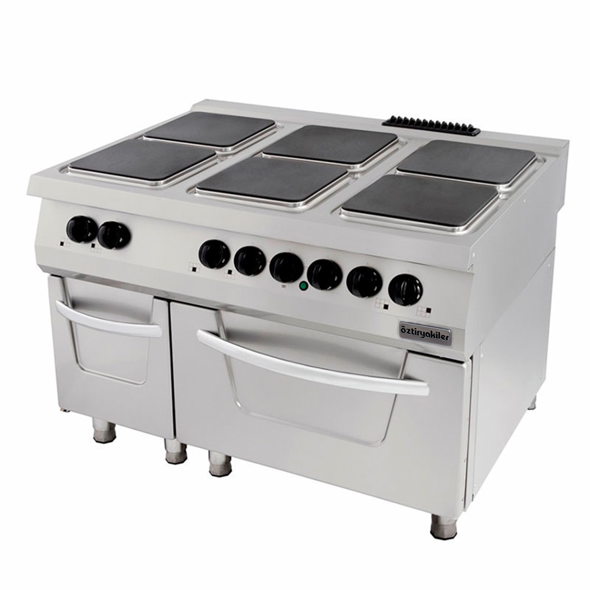 Öztiryakiler Kuzine Fırınlı 900 Seri Elektrikli 6 Kare Plate 120x90x85 (7865.N1.12908.11)