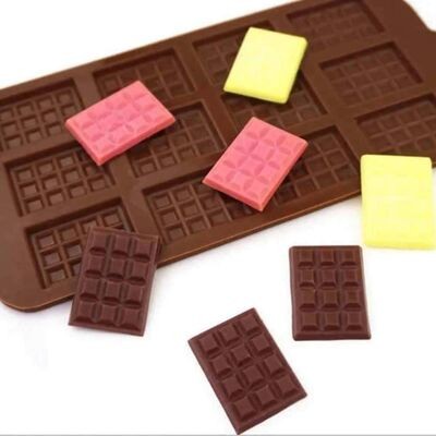 Epinox Çikolata Kalıbı - Silikon - Mini Tablet (MNT-12)