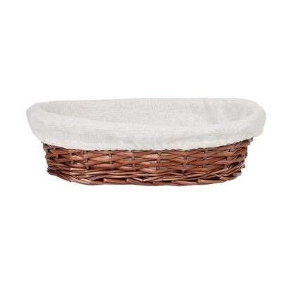 Epinox Hasır Bezli Oval Sepet 28 cm (ES-2820)