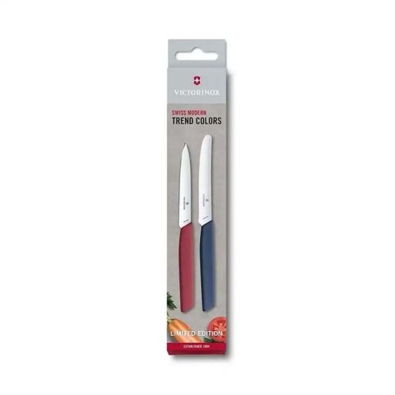 Victorinox 6.9096.2L1 Swiss Modern Renkli 2li Bıçak Seti 2022 Limitli Üretim