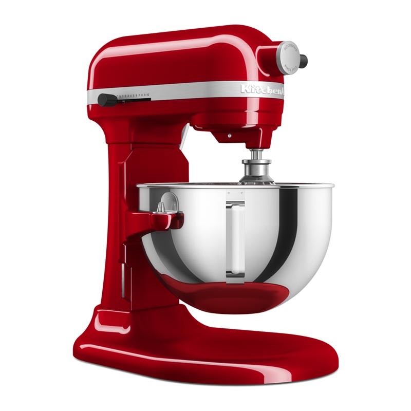 KitchenAid Ağır Hizmet Tipi Kaldırılabilir Kaseli Stand Mikser, 5.2 L, Kırmızı 5KSM55SXXEER