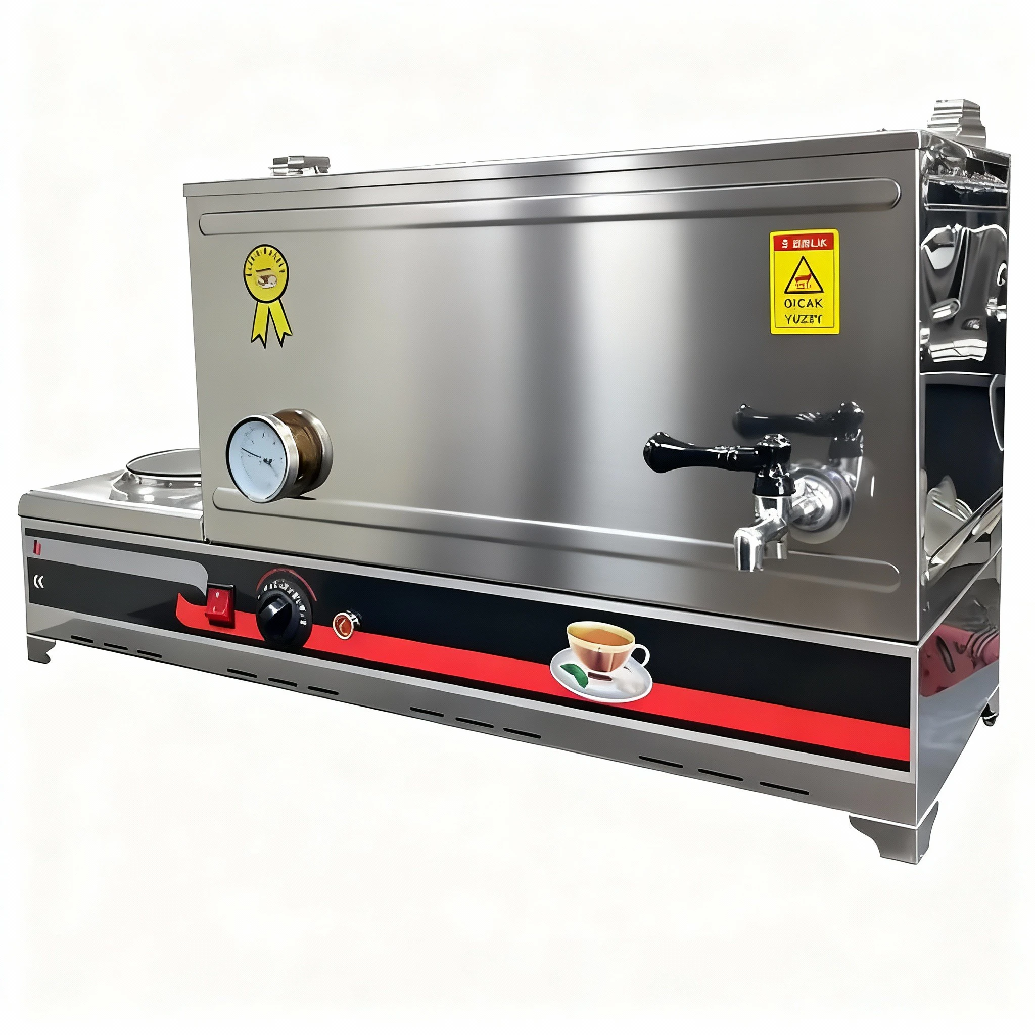 Bayraktar 3 Demlikli Pleytli Çay Kazanı 42 Litre No:55 Elektrikli SÇ-55E PLT