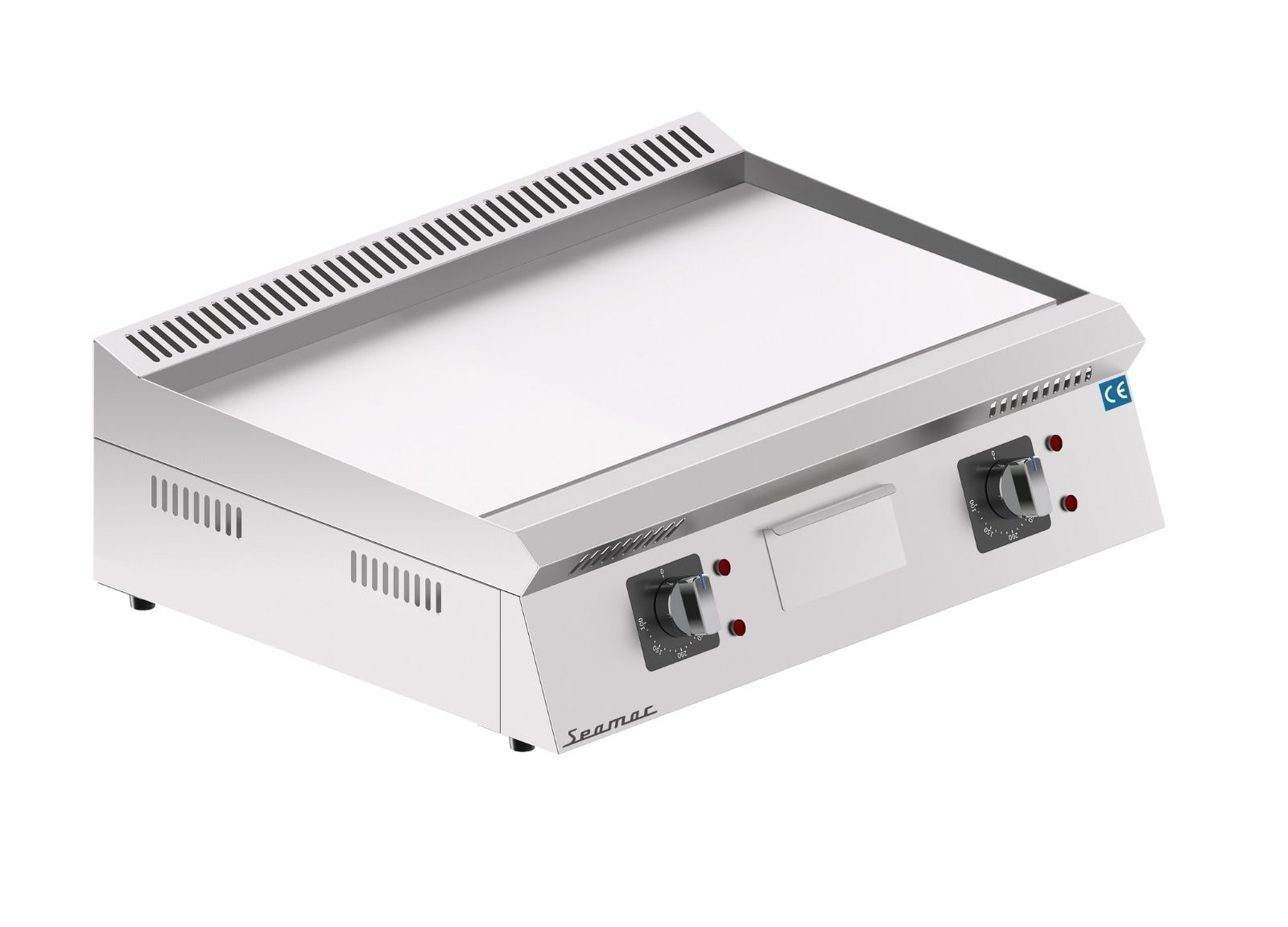 Seamac 70 cm Düz Pleyt Izgara Yağ Çekmeceli Özel Seri Elektrikli EPD70 D