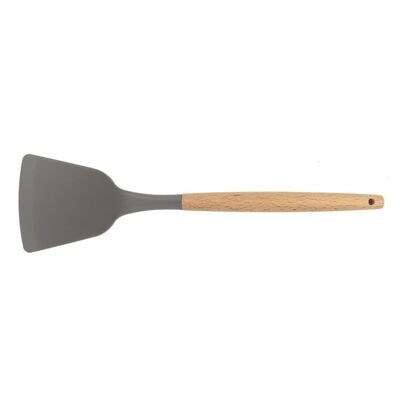 Epinox Silikon Servis Spatulası Ahşap Sap 31,5 cm (ASP-12)