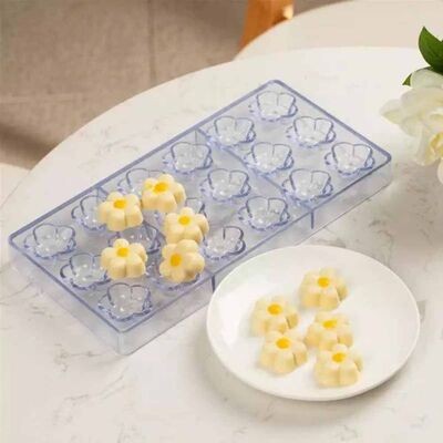 Epinox Polikarbon Çikolata Kalıbı Çiçek 27.5x13.5 cm (CCP-13)