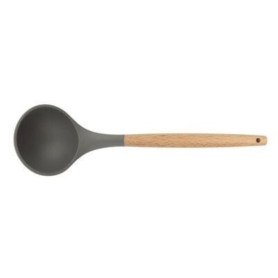 Epinox Silikon Kepçe Ahşap Sap 31 cm (AHK-11)