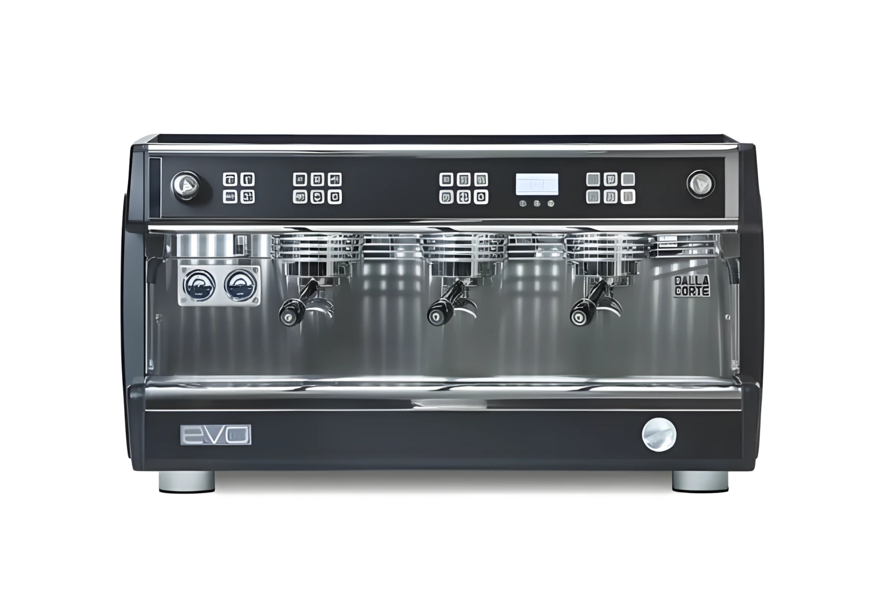 Dalla Corte EVO 2 Espresso Kahve Makinesi, 3 Gruplu Siyah, EVO2-H-3-N