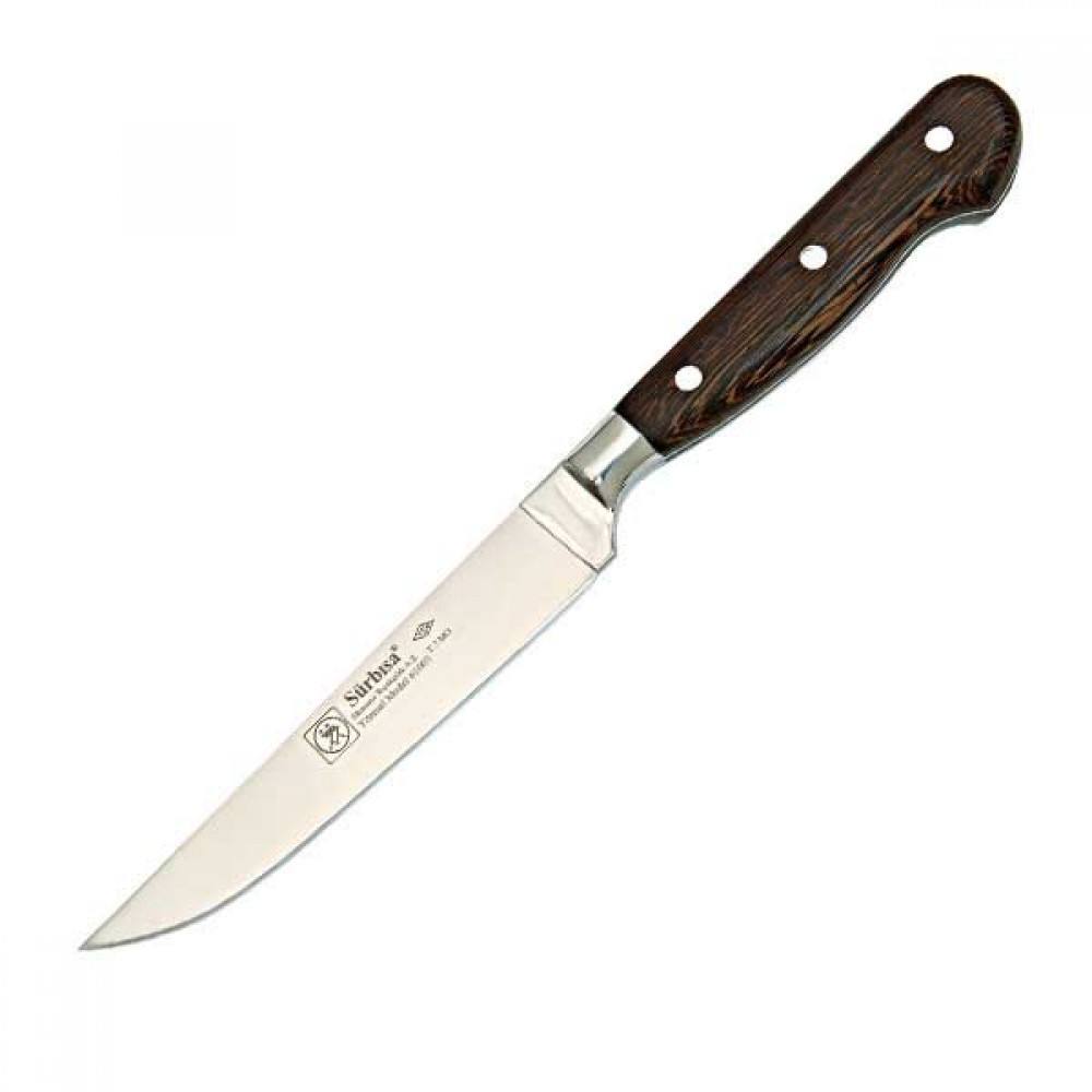 Sürmene Sürbisa Y61003 Yöresel Model Mutfak Bıçağı Pimli (12,50 cm)