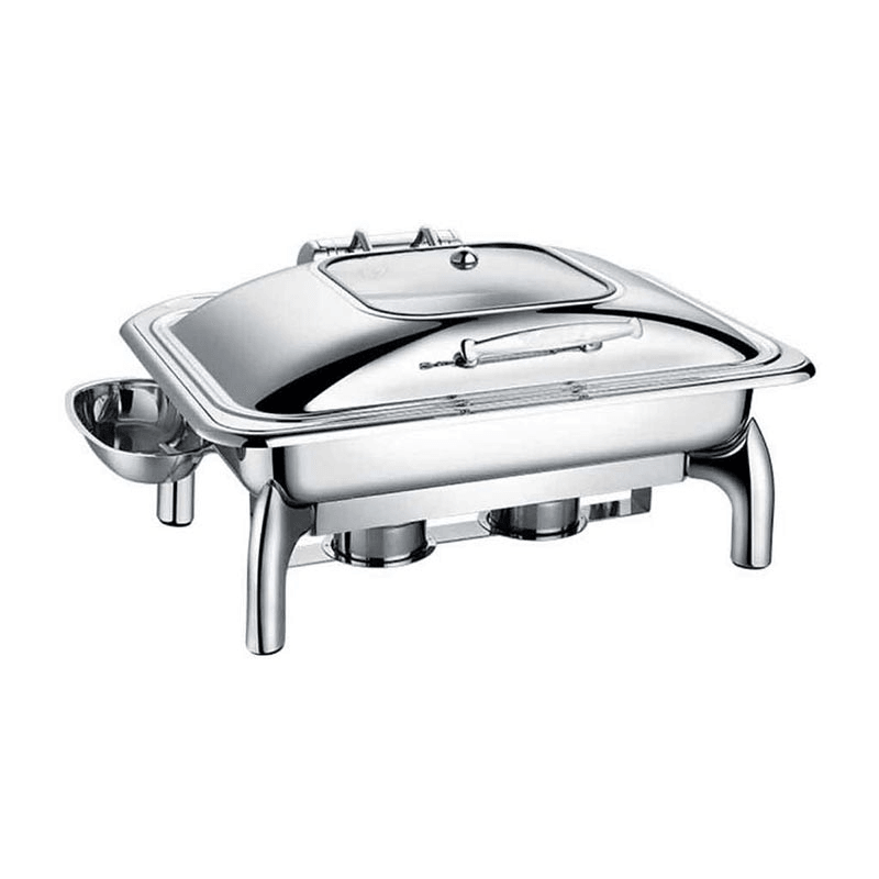Epinox Chafing Dish Dörtgen Hidrolik Kapak 9 lt 1/1 Gömme (CDH-9G)