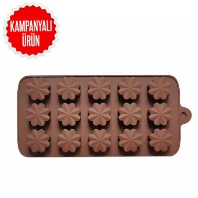Epinox Çikolata Kalıbı - Silikon - Çiçek 8 Yaprak (SCK-65)