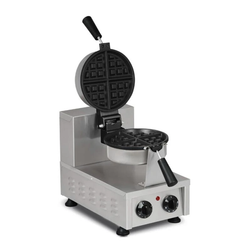 Omake Amerikan Döner Yuvarlak Waffle Makinesi, Elektrikli, Zamanlayıcılı , Omk.WFL12.E12.0101.Z5F