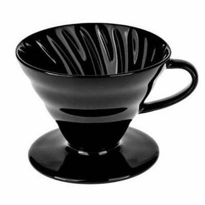 Epinox Seramik Demleme-Siyah V60 Dripper 200 ml (FSS-2)