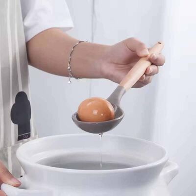 Epinox Silikon Kepçe Ahşap Sap 31 cm (AHK-11)