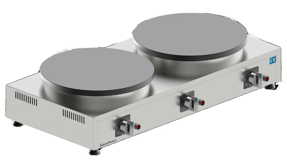 Seamac Çiftli Krep Makinesi, Elektrikli KRP2 