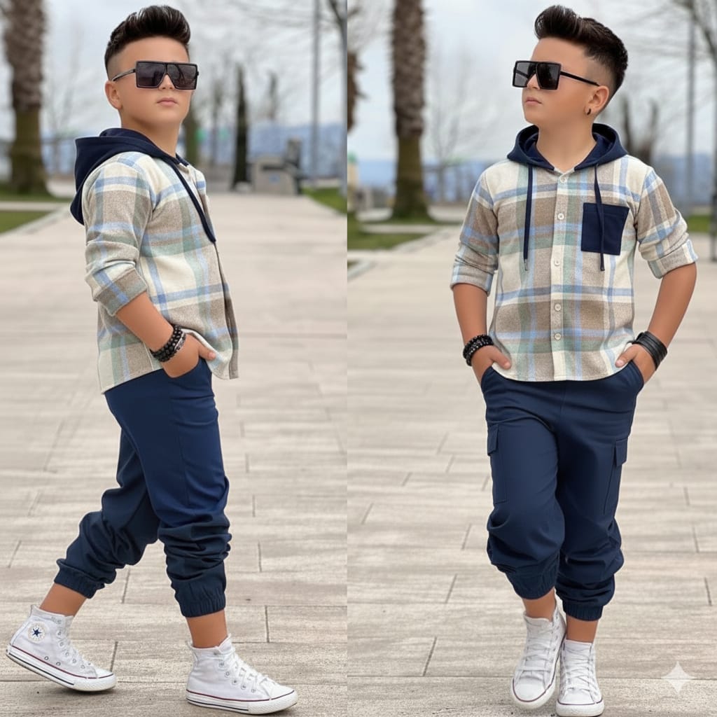 5-14 YAŞ ERKEK ÇOCUK ODUCU GÖLEKLİ TAKIM - lacivert