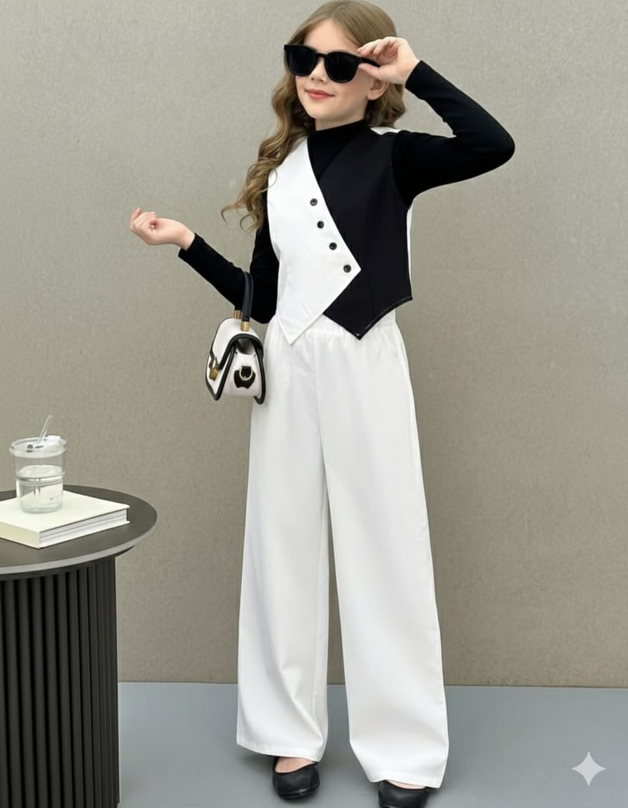 9-16 yaş KIZ ÇOCUK GARSON YEKELI TAKIM