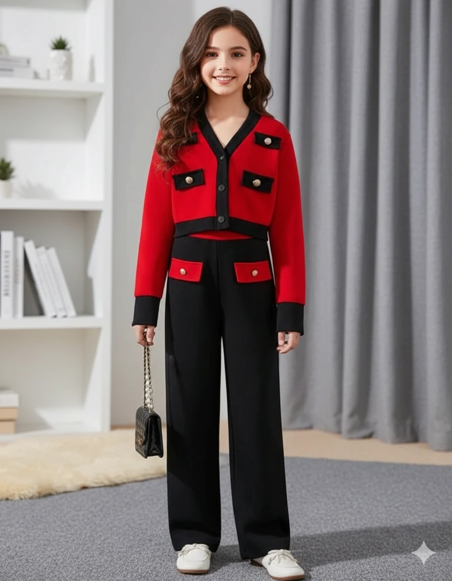 7-16 YAŞ KIZ ÇOCUK HIRKALI TAKIM