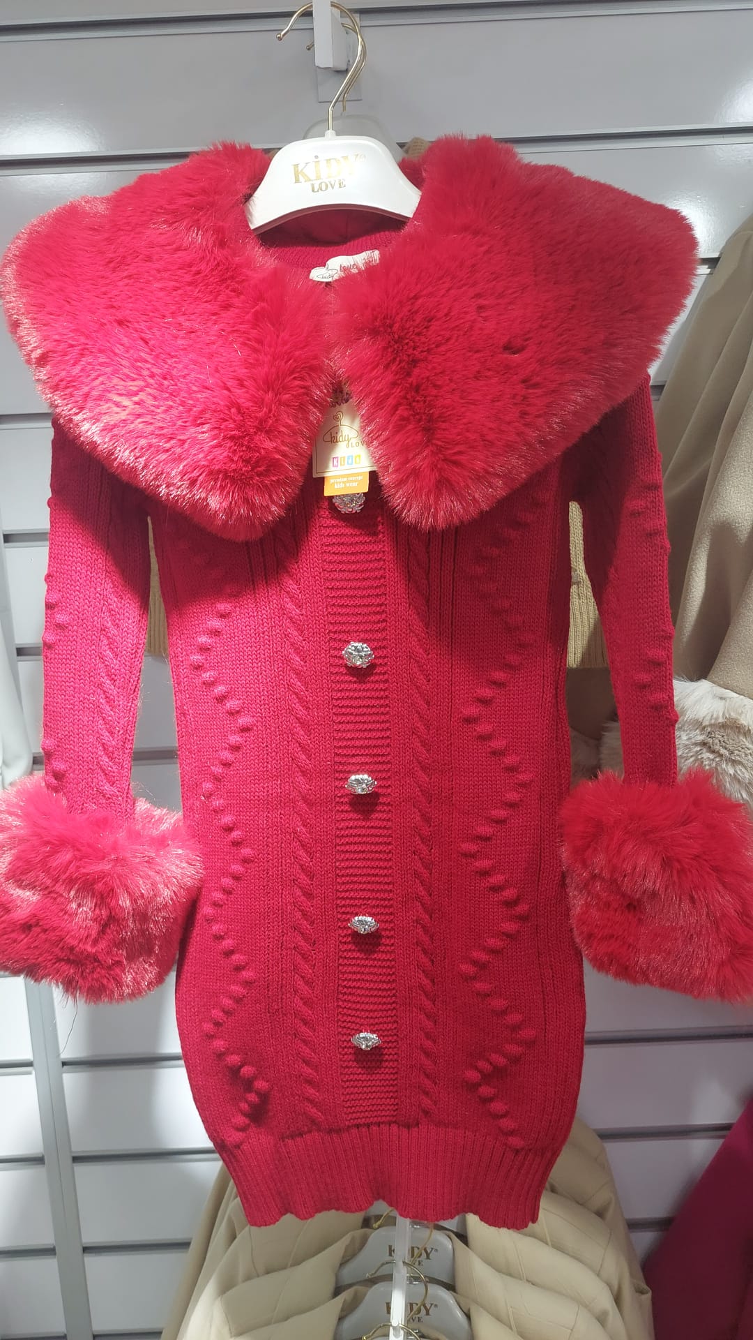 4-13 YAŞ KIZ ÇOCUK KÜRKLÜ TAKIM