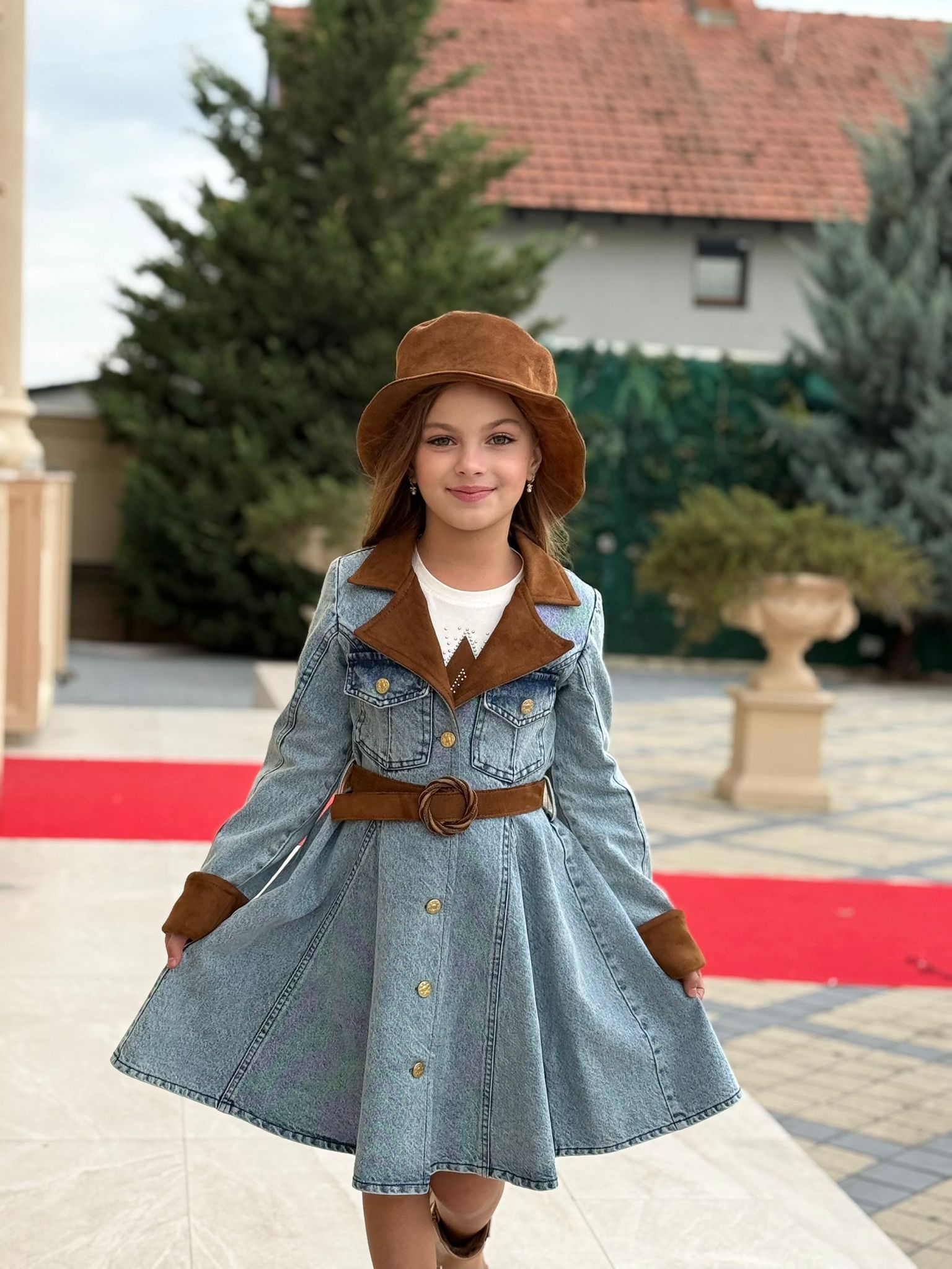 5-14 YAŞ KIZ COCUK KOT ELBISE