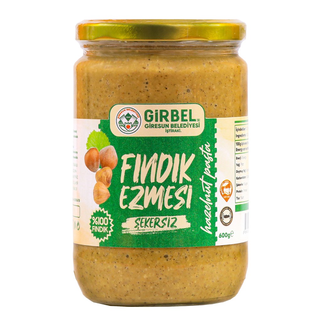 Fındık Ezmesi 600 gr - Şekersiz